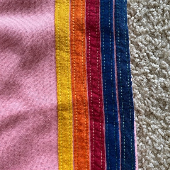 Aviator Nation Pink Five Stripe Sweatpants - Picture 7 of 9